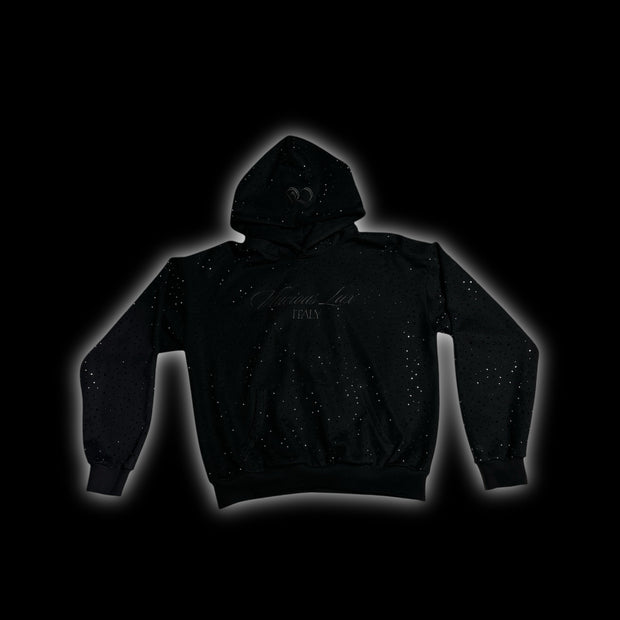 Clothing Print Dark Rhinestone Black Series Youth