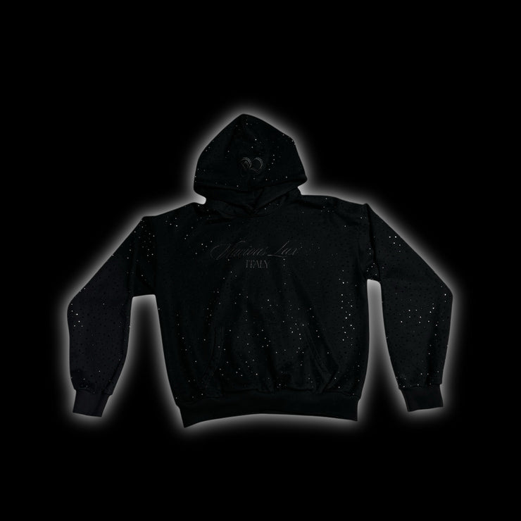 Clothing Print Dark Rhinestone Black Series Youth