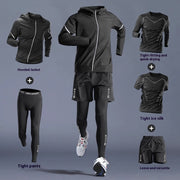 Running Gym Clothes Outdoor Quick-dry Clothes Tight Long Sleeve T-shirt Training Wear