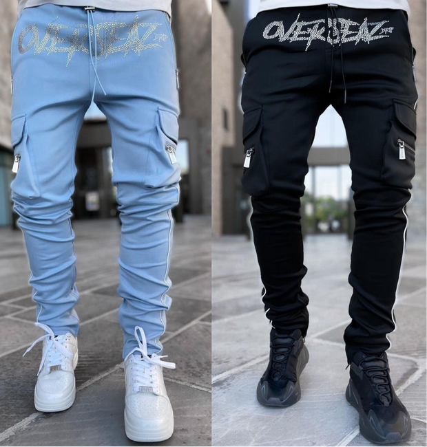 Multi Pocket Cargo Pants Men's Athleisure